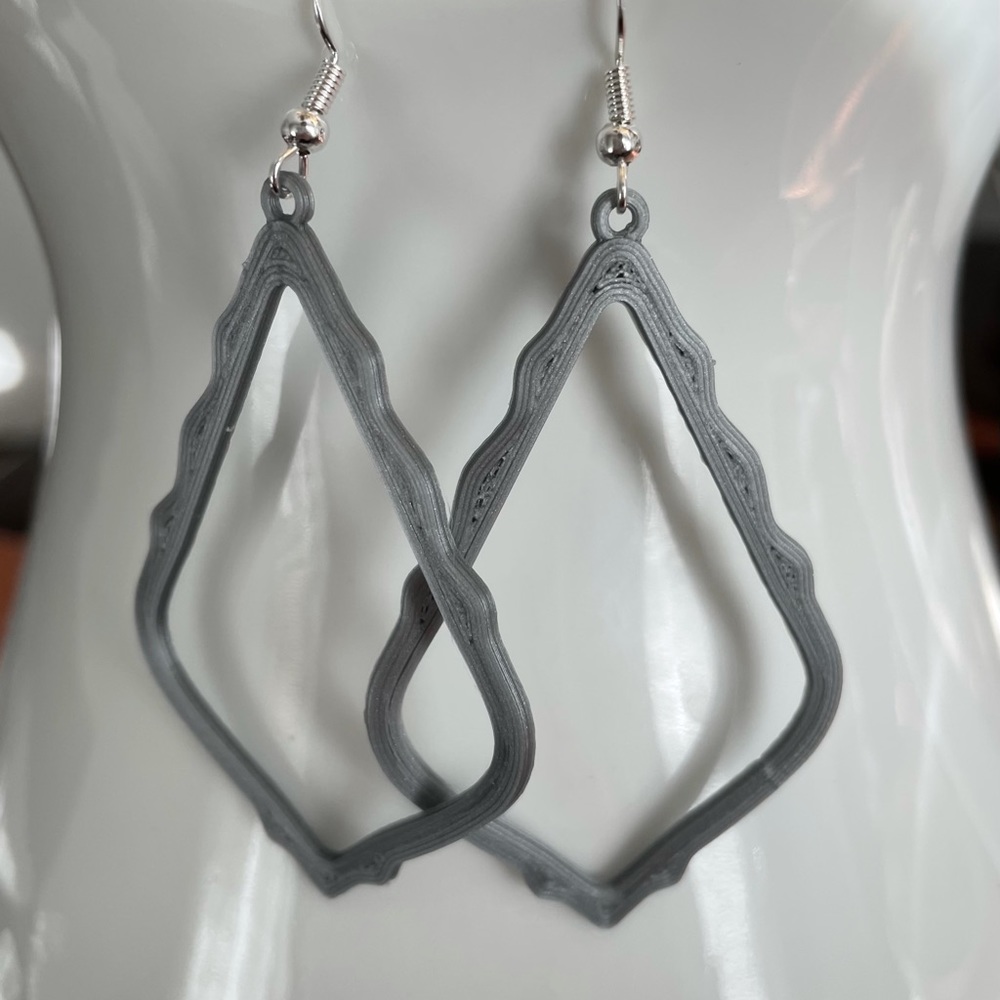 3D printed Dangle Earrings New
